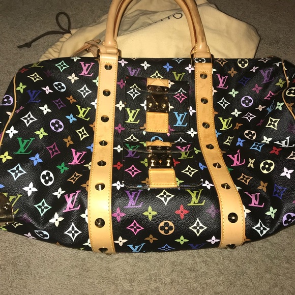 Louis vuitton multicolor duffle bag Clearance